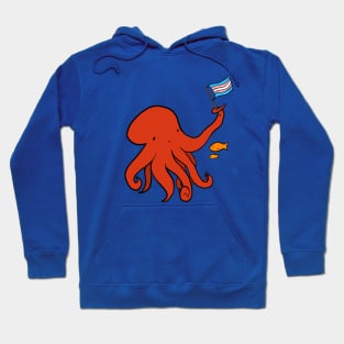 Trans Pride Octopus Hoodie